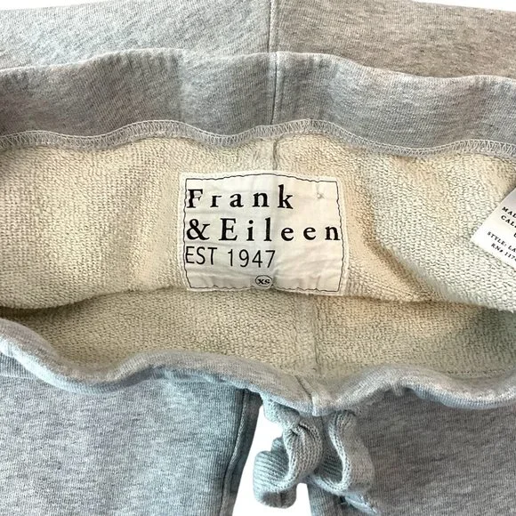 Frank & Eileen Tee Lab Womens XS Catherine Wide Leg Crop Sweatpants Gray - Picture 6 of 11
